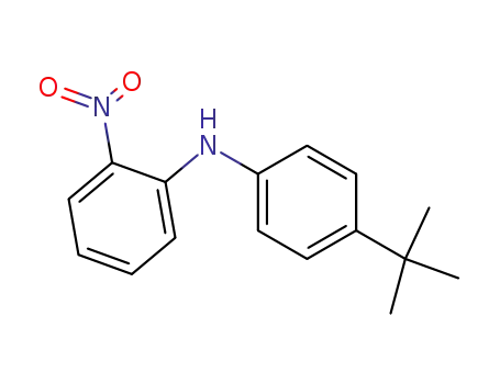 Molecular Structure of 188844-98-6 (Benzenamine, N-[4-(1,1-dimethylethyl)phenyl]-2-nitro-)