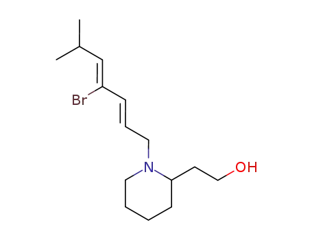 2-[1-((2E,4Z)-4-Bromo-6-methyl-hepta-2,4-dienyl)-piperidin-2-yl]-ethanol