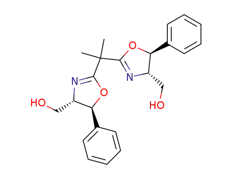 (4S,4'S,5S,5'S)-2,2'-(propane-2,2-diyl)bis(4-(hydroxymethyl)-5-phenyl-4,5-dihydrooxazole)