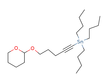 2-(1-tributylstannyl-5-pentynyloxy) tetrahydropyran