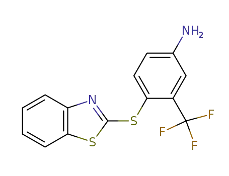 4-(benzothiazol-2-ylsulfanyl)-3-trifluoromethyl-phenylamine