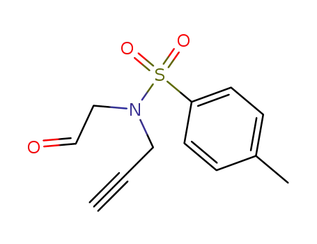 Molecular Structure of 317842-50-5 (Benzenesulfonamide, 4-methyl-N-(2-oxoethyl)-N-2-propynyl-)