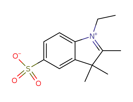 Molecular Structure of 146368-07-2 (1-Ethyl-2,3,3-Trimethyl-Indoleninium-5-Sulfonate)