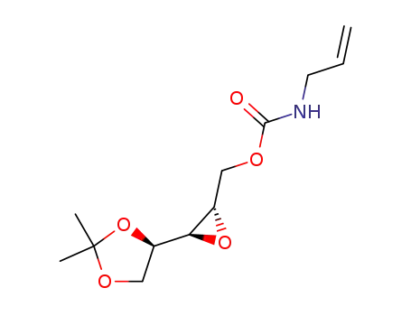 Allyl-carbamic acid (2S,3R)-3-((R)-2,2-dimethyl-[1,3]dioxolan-4-yl)-oxiranylmethyl ester