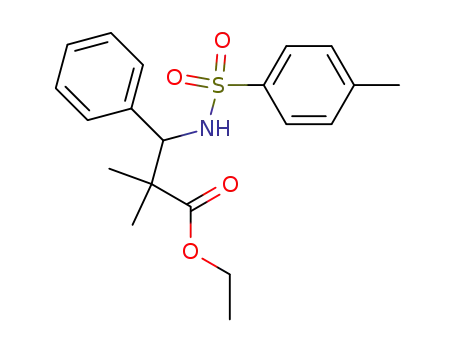 2,2-dimethyl-3-phenyl-3-(toluene-4-sulfonylamino)-propionic acid ethyl ester