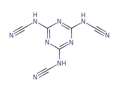 Molecular Structure of 4719-03-3 (Cyanamide,1,3,5-triazine-2,4,6-triyltris- )