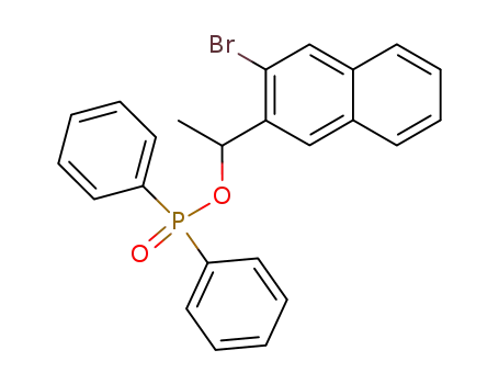 1-(3-bromo-2-naphthalenyl)ethyl diphenylphosphinate