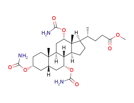 3,7,12-triscarbamyl cholic acid methyl ester