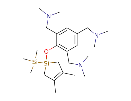 [3,5-bis-dimethylaminomethyl-2-(3,4-dimethyl-1-trimethylsilanyl-2,5-dihydro-1H-silol-1-yloxy)-benzyl]-dimethyl-amine
