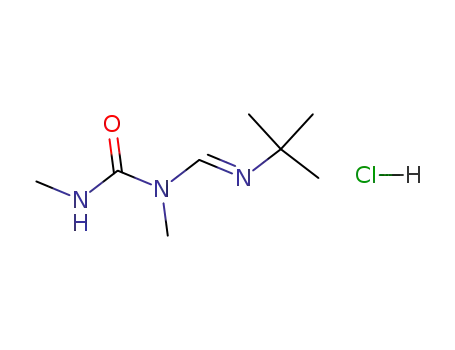 1-(tert-butylimino-methyl)-1,3-dimethylurea hydrochloride