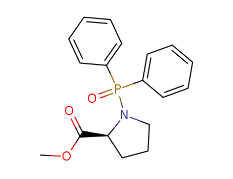 (S)-1-(Diphenyl-phosphinoyl)-pyrrolidine-2-carboxylic acid methyl ester