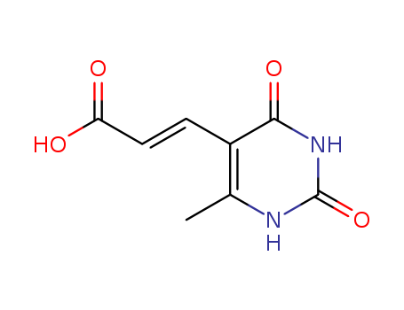 2-Propenoic acid,3-(1,2,3,4-tetrahydro-6-methyl-2,4-dioxo-5-pyrimidinyl)-, (2E)- cas  28277-67-0