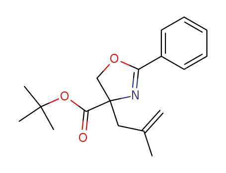4-(2-methylallyl)-2-phenyl-1,3-oxazoline-4-carboxylic acid tert-butyl ester