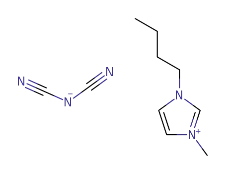 Molecular Structure of 448245-52-1 (1-Butyl-3-methylimidazolium dicyanamide)