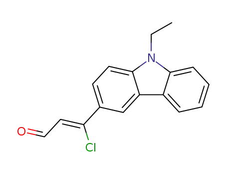 (Z)-3-chloro-3-(9-ethyl-9H-carbazol-3-yl)prop-2-enal