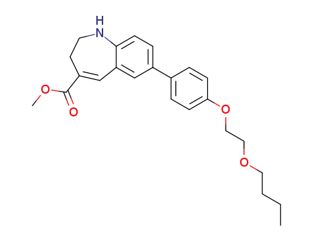 methyl 7-{4-[2-(butoxy)ethoxy]phenyl}-2,3-dihydro-1H-1-benzazepine-4-carboxylate