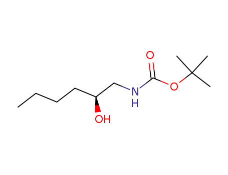 ((S)-2-hydroxyhexyl)carbamic acid tert-butyl ester