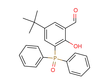 5-tert-butyl-3-(diphenyl-phosphinoyl)-2-hydroxy-benzaldehyde