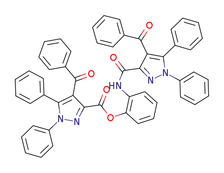 2-{[(4-benzoyl-1,5-diphenyl-1H-pyrazol-3-yl)carbonyl]amino}phenyl-4-benzoyl-1,5-diphenyl-1H-pyrazole-3-carboxylate