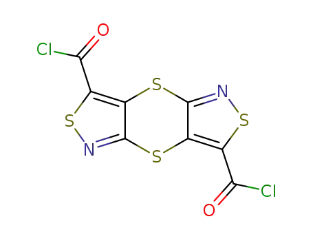 1,4-dithiino<2,3-c;6,5-c'>diisothiazole-3,7-dicarbonyl chloride