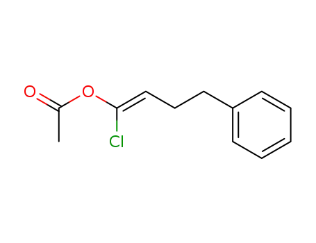 Molecular Structure of 852919-31-4 (1-Buten-1-ol, 1-chloro-4-phenyl-, acetate, (1Z)-)