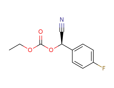 2-ethoxycarbonyl (R)-2-hydroxy-2-(4-fluorophenyl)-acetonitrile