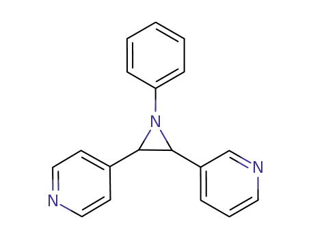 3-(1-phenyl-3-pyridin-4-ylaziridin-2-yl)pyridine