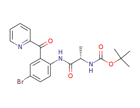 (S)-{1-[4-bromo-2-(pyridine-2-carbonyl)-phenylcarbamoyl]-ethyl}-carbamic acid tert-butyl ester