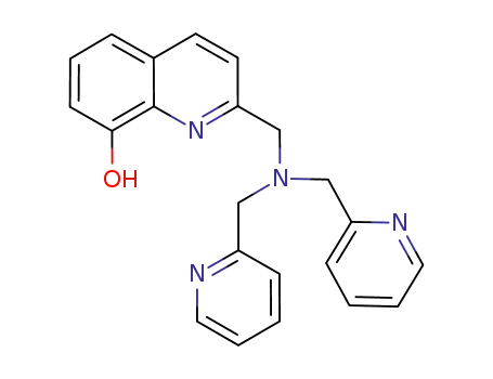 Molecular Structure of 648896-31-5 (8-Quinolinol, 2-[[bis(2-pyridinylmethyl)amino]methyl]-)