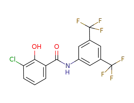 N-(3,5-bis-trifluoromethyl-phenyl)-3-chloro-2-hydroxy-benzamide