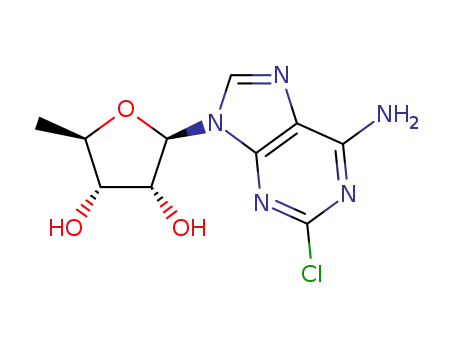 6-amino-2-chloro-9-(5'-deoxy-β-D-ribofuranosyl)-9H-purine