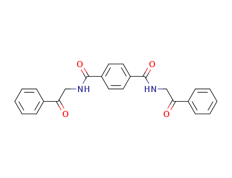 1,4-BENZENEDICARBOXAMIDE,N,N'-BIS(2-OXO-2-PHENYLETHYL)-CAS
