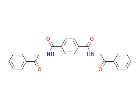 Molecular Structure of 36073-00-4 (N,N'-Bis(2-oxo-2-phenylethyl)-1,4-benzenedicarboxamide)