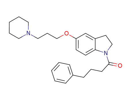 4-phenyl-1-[5-(3-piperidin-1-yl-propoxy)-2,3-dihydro-indol-1-yl]-butan-1-one