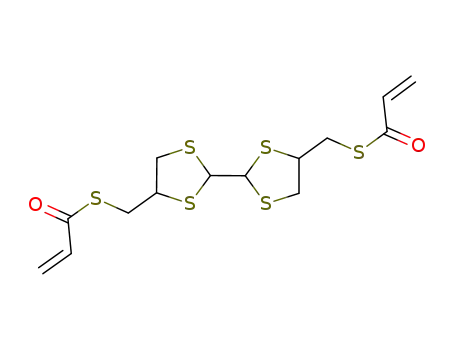 2,2'-bi(4-acryloylthiomethyl-1,3-dithiolan)