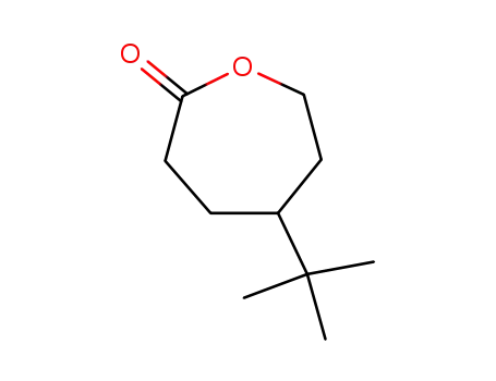 Molecular Structure of 34680-83-6 (2-Oxepanone, 5-(1,1-dimethylethyl)-)