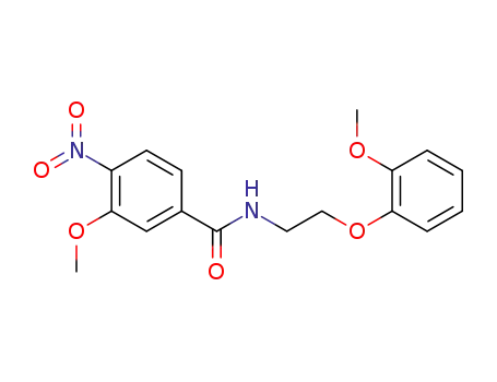 N-[2-(2-methoxyphenoxy)ethyl]-3-methoxy-4-nitrobenzamide