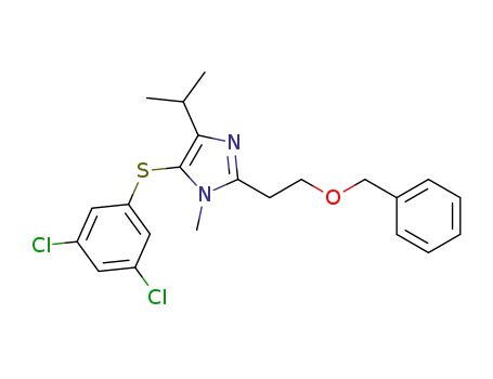 2-(2-benzyloxyethyl)-5-(3,5-dichlorophenylthio)-4-isopropyl-1-methyl-1H-imidazole