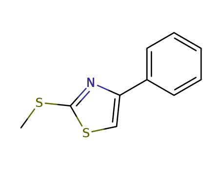 Thiazole, 2-(methylthio)-4-phenyl-