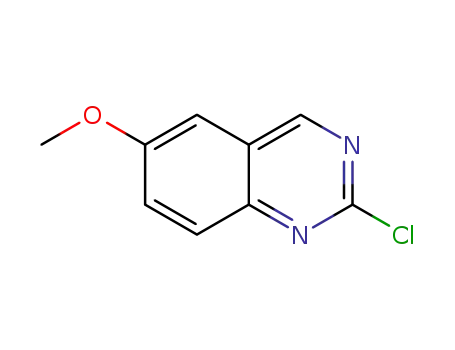 Molecular Structure of 850424-11-2 (2-Chloro-6-methoxy-quinazoline)