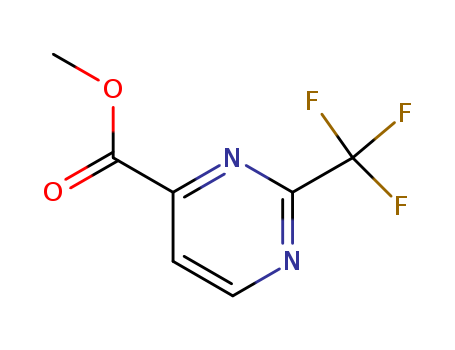4-Pyrimidinecarboxylicacid, 2-(trifluoromethyl)-, methyl ester 878745-51-8