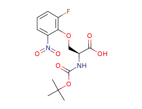 (S)-2-(tert-butoxycarbonylamino)-3-(2-fluoro-6-nitrophenoxy)propanoic acid