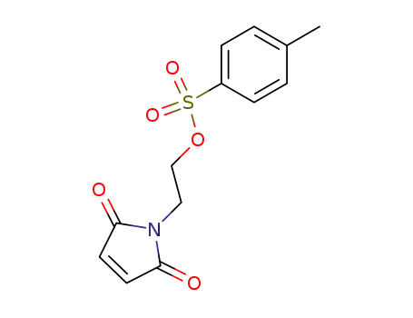 Molecular Structure of 34321-85-2 (1H-Pyrrole-2,5-dione, 1-[2-[[(4-methylphenyl)sulfonyl]oxy]ethyl]-)