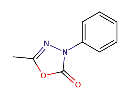 Molecular Structure of 28740-63-8 (5-Methyl-3-phenyl-1,3,4-oxadiazol-2(3H)-one)