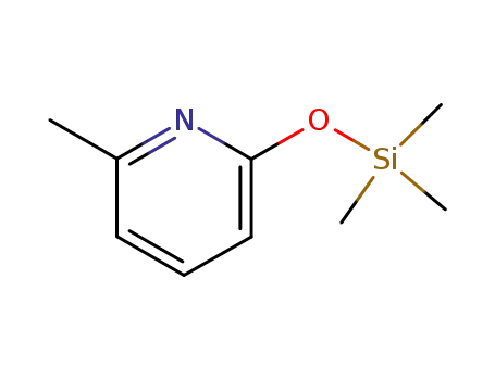 Molecular Structure of 61553-19-3 (Pyridine, 2-methyl-6-[(trimethylsilyl)oxy]-)