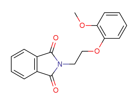 Molecular Structure of 26646-63-9 (2-[2-(2-METHOXY-PHENOXY)-ETHYL]-ISOINDOLE-1,3-DIONE)