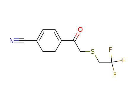 4-(2,2,2-trifluoroethylthiomethylcarbonyl)-benzonitrile