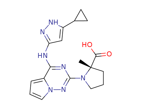 L-Proline, 1-[4-[(5-cyclopropyl-1H-pyrazol-3-yl)aMino]pyrrolo[2,1-f][1,2,4]triazin-2-yl]-2-Methyl-