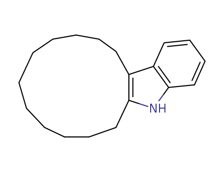 Molecular Structure of 7140-32-1 (Cyclotridec[b]indole, dodecahydro-)