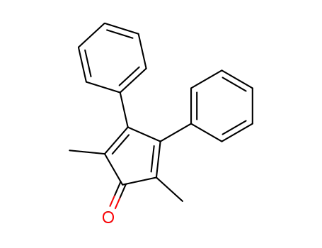 Molecular Structure of 26307-17-5 (2,5-Dimethyl-3,4-diphenylcyclopentadienone)